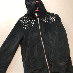 Circo Black Hoodie with Gems Girls Size Small